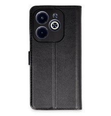 İnfinix Hot 40 Kılıf Trend S Plus Kapaklı Kılıf - Siyah