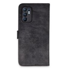 Oppo Reno 6 Kılıf Trend S Plus Kapaklı Kılıf - Siyah