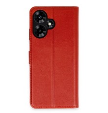 İnfinix Hot 30 4G Kılıf Trend S Plus Kapaklı Kılıf - Kırmızı