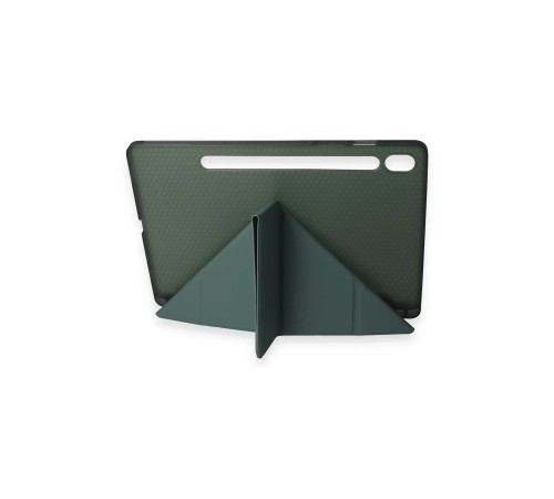 Samsung Galaxy T870 Tab S7 11 Kılıf Kalemlikli Mars Tablet Kılıfı - Koyu Yeşil Samsung Galaxy T870 Tab S7 11 Kılıf Kalemlikli Mars Tablet Kılıfı - Koyu Yeşil