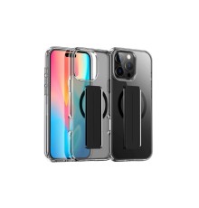 iPhone 16 Pro Kılıf Alfa Magsafe Standlı Kapak - Siyah