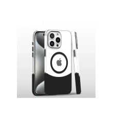 iPhone 16 Pro Carbon Puzzle Magsafe Kapak - Siyah-2