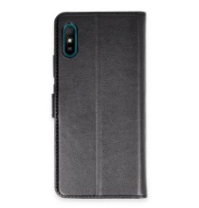 Xiaomi Redmi 9A Kılıf Trend S Plus Kapaklı Kılıf - Siyah