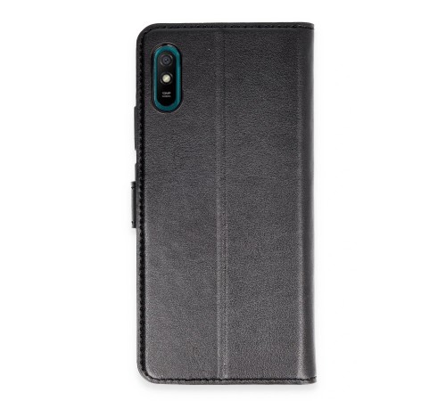Xiaomi Redmi 9A Kılıf Trend S Plus Kapaklı Kılıf - Siyah Xiaomi Redmi 9A Kılıf Trend S Plus Kapaklı Kılıf - Siyah