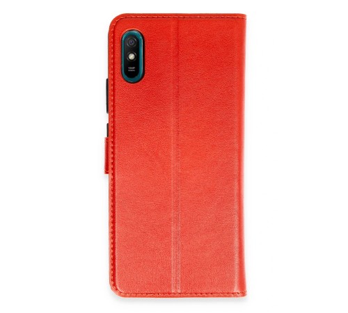 Xiaomi Redmi 9A Kılıf Trend S Plus Kapaklı Kılıf - Kırmızı Xiaomi Redmi 9A Kılıf Trend S Plus Kapaklı Kılıf - Kırmızı