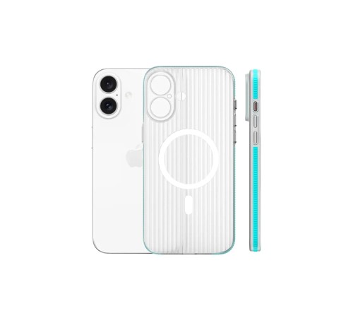 iPhone 16 Line Magsafe Kapak - Mavi iPhone 16 Line Magsafe Kapak - Mavi