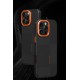 iPhone 14 Pro Max Orange Karbon Magsafe Kapak - Turuncu