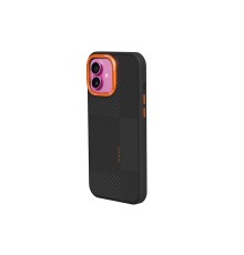 iPhone 16 Orange Karbon Magsafe Kapak - Turuncu