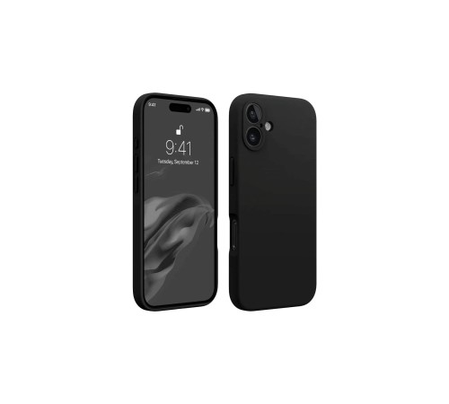 iPhone 16 Kılıf First Silikon - Siyah iPhone 16 Kılıf First Silikon - Siyah