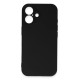 iPhone 16 Kılıf First Silikon - Siyah