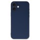 iPhone 16 Kılıf First Silikon - Lacivert