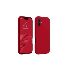 iPhone 16 Kılıf First Silikon - Kırmızı