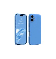 iPhone 16 Plus Kılıf First Silikon - Mavi