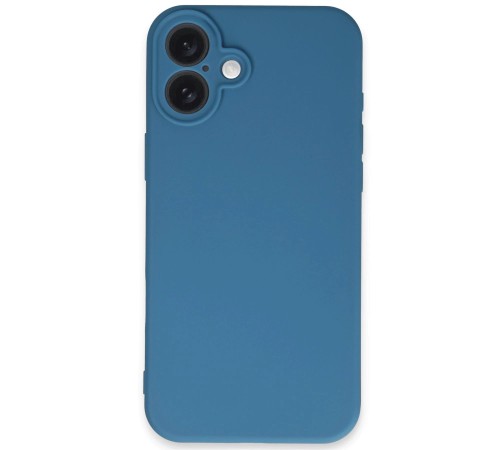 iPhone 16 Plus Kılıf First Silikon - Mavi iPhone 16 Plus Kılıf First Silikon - Mavi