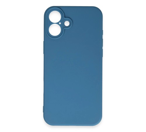 iPhone 16 Plus Kılıf First Silikon - Mavi iPhone 16 Plus Kılıf First Silikon - Mavi