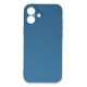 iPhone 16 Plus Kılıf First Silikon - Mavi