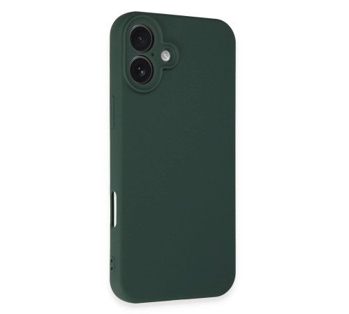 iPhone 16 Plus Kılıf First Silikon - Koyu Yeşil iPhone 16 Plus Kılıf First Silikon - Koyu Yeşil