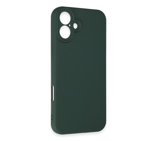 iPhone 16 Plus Kılıf First Silikon - Koyu Yeşil iPhone 16 Plus Kılıf First Silikon - Koyu Yeşil