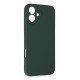 iPhone 16 Plus Kılıf First Silikon - Koyu Yeşil