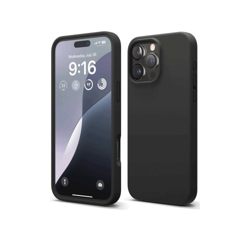 iPhone 16 Pro Kılıf First Silikon - Siyah iPhone 16 Pro Kılıf First Silikon - Siyah