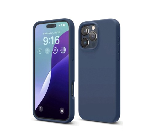 iPhone 16 Pro Kılıf First Silikon - Lacivert iPhone 16 Pro Kılıf First Silikon - Lacivert