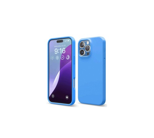 iPhone 16 Pro Max Kılıf First Silikon - Mavi iPhone 16 Pro Max Kılıf First Silikon - Mavi