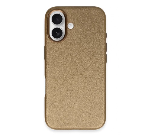 iPhone 16 Wonder Deri Magsafe Kapak - Bronz iPhone 16 Wonder Deri Magsafe Kapak - Bronz