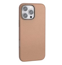 iPhone 16 Pro Max Wonder Deri Magsafe Kapak - Bronz