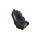 Karler Bass KRM2 RGB Motosiklet Sürücüleri İçin IPX6 Su Geçirmez Özellikli Kablosuz Bluetooth Kulaklık - Siyah