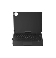 iPad Pro 11 (2024) F11 ATS Kılıf Magic Dönen Klavyeli Tablet Kılıf - Siyah
