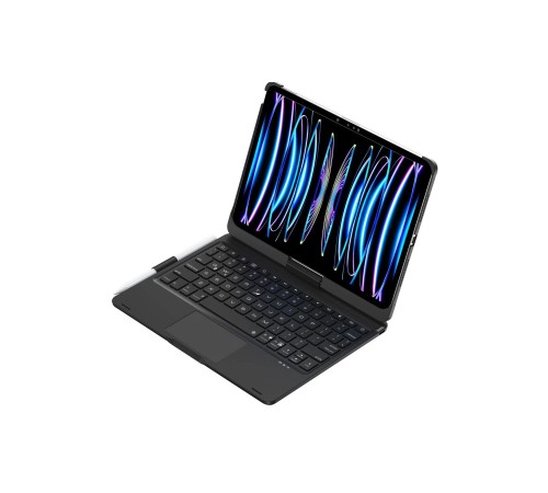 iPad Pro 11 (2024) F11 ATS Kılıf Magic Dönen Klavyeli Tablet Kılıf - Siyah iPad Pro 11 (2024) F11 ATS Kılıf Magic Dönen Klavyeli Tablet Kılıf - Siyah