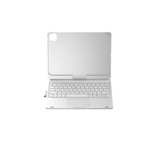 iPad Pro 11 (2024) F11 ATS Kılıf Magic Dönen Klavyeli Tablet Kılıf - Gümüş iPad Pro 11 (2024) F11 ATS Kılıf Magic Dönen Klavyeli Tablet Kılıf - Gümüş