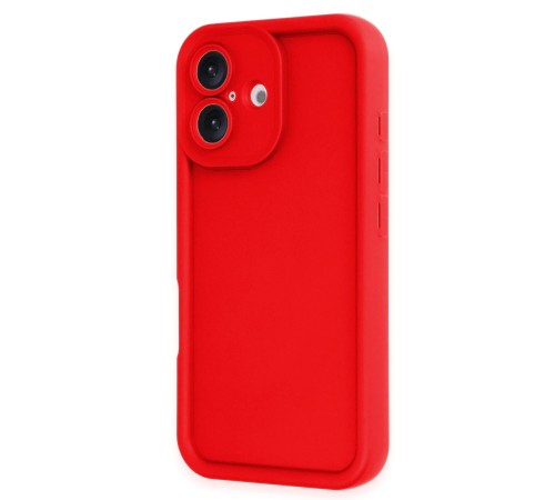 iPhone 16 Kılıf Viera Silikon - Kırmızı iPhone 16 Kılıf Viera Silikon - Kırmızı