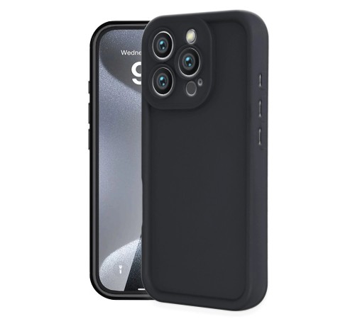 iPhone 16 Pro Kılıf Viera Silikon - Siyah iPhone 16 Pro Kılıf Viera Silikon - Siyah