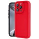 iPhone 16 Pro Kılıf Viera Silikon - Kırmızı