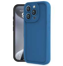 iPhone 16 Pro Kılıf Viera Silikon - Mavi