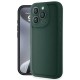 iPhone 16 Pro Kılıf Viera Silikon - Koyu Yeşil