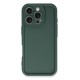 iPhone 16 Pro Kılıf Viera Silikon - Koyu Yeşil