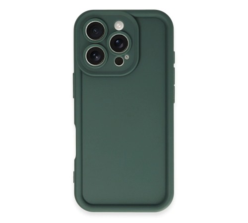 iPhone 16 Pro Max Kılıf Viera Silikon - Koyu Yeşil iPhone 16 Pro Max Kılıf Viera Silikon - Koyu Yeşil