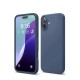 iPhone 16 Kılıf Nano içi Kadife Silikon - Lacivert