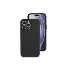 iPhone 16 Pro Kılıf Nano içi Kadife Silikon - Siyah