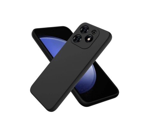 Tecno Spark Go 2024 Kılıf First Silikon - Siyah Tecno Spark Go 2024 Kılıf First Silikon - Siyah