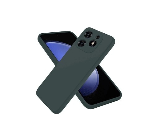 Tecno Spark Go 2024 Kılıf First Silikon - Koyu Yeşil Tecno Spark Go 2024 Kılıf First Silikon - Koyu Yeşil