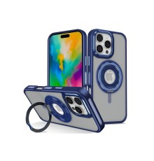 iPhone 16 Pro Banza Magsafe Standlı Kapak - Lacivert
