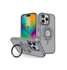 iPhone 16 Pro Banza Magsafe Standlı Kapak - Titan Gri