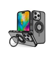 iPhone 16 Pro Max Banza Magsafe Standlı Kapak - Siyah