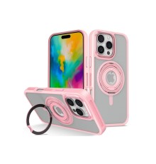 iPhone 16 Pro Max Banza Magsafe Standlı Kapak - Pembe