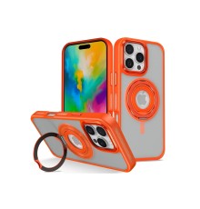 iPhone 16 Pro Max Banza Magsafe Standlı Kapak - Turuncu