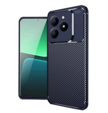 Realme C61 Kılıf Auto Focus Karbon Kapak - Lacivert