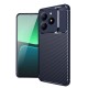 Realme C61 Kılıf Auto Focus Karbon Kapak - Lacivert